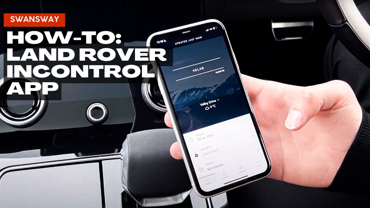 Инструкции: приложение Land Rover InControl — Swansway Motor Group
