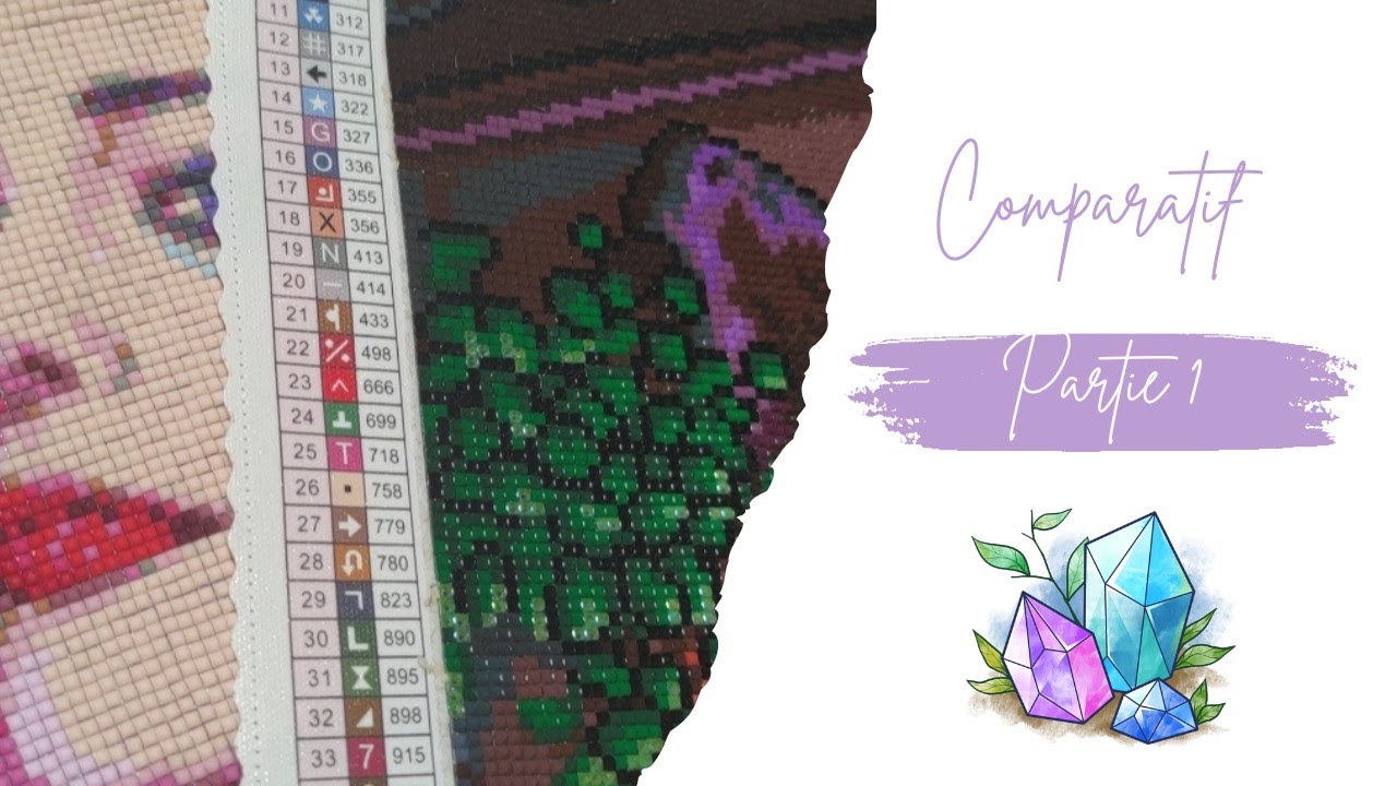 DIAMOND PAINTING/ Comparatif vendeurs SPÉCIAL CARRÉ! partie 1 #diamondpainting #comparatif #avis