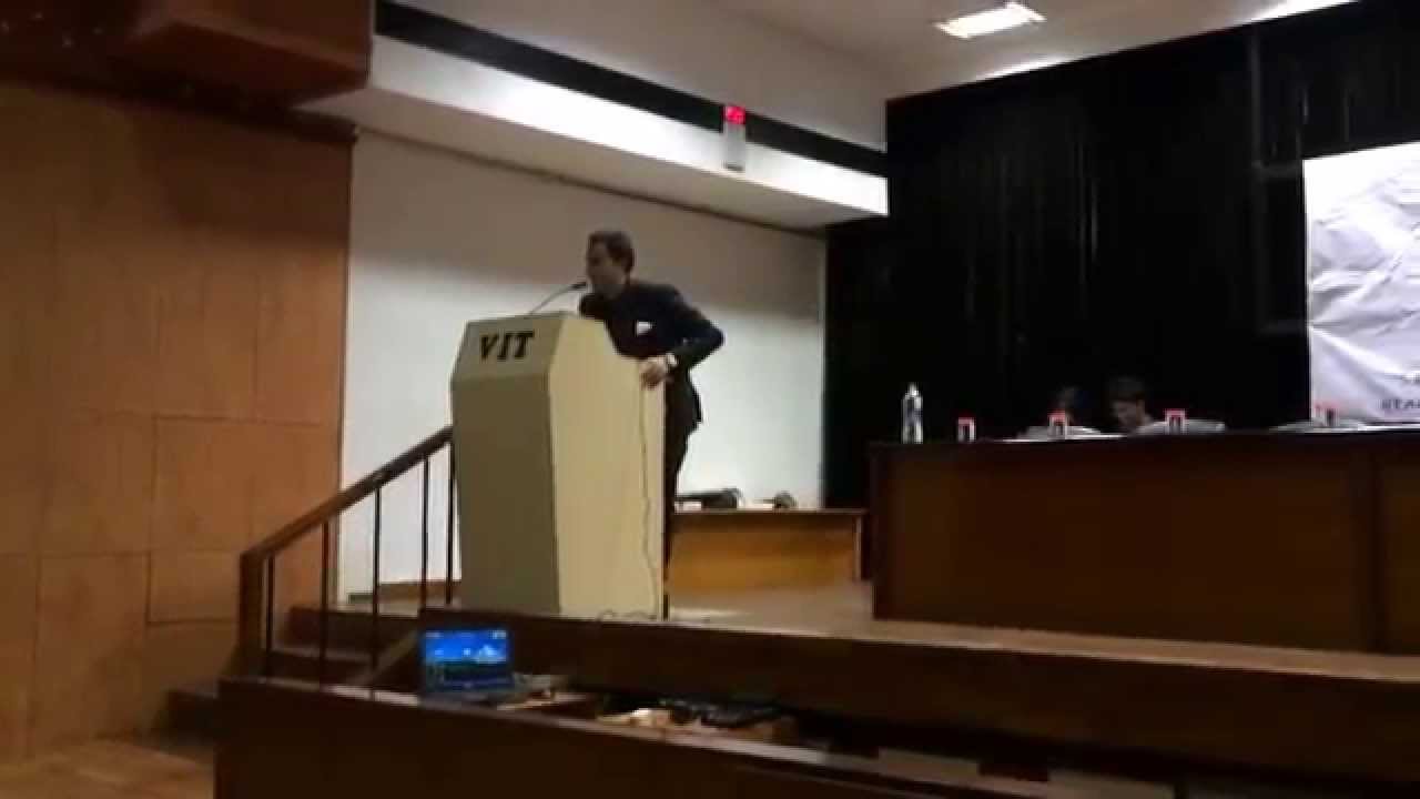 MC Abbas Youngest Keynote Speaker @ VIT University 