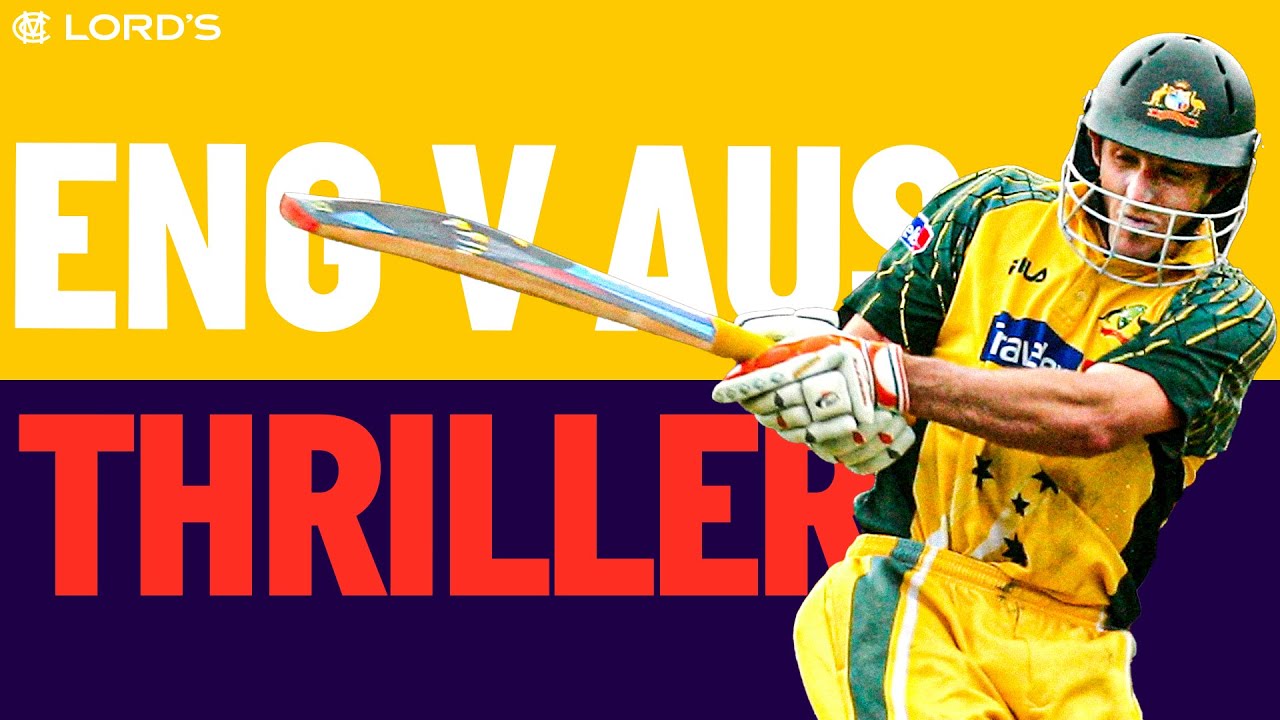 Классика «Мистера Крикета» 🫡 | Майк Хасси набирает 62* в захватывающем матче на стадионе «Лордс» ...