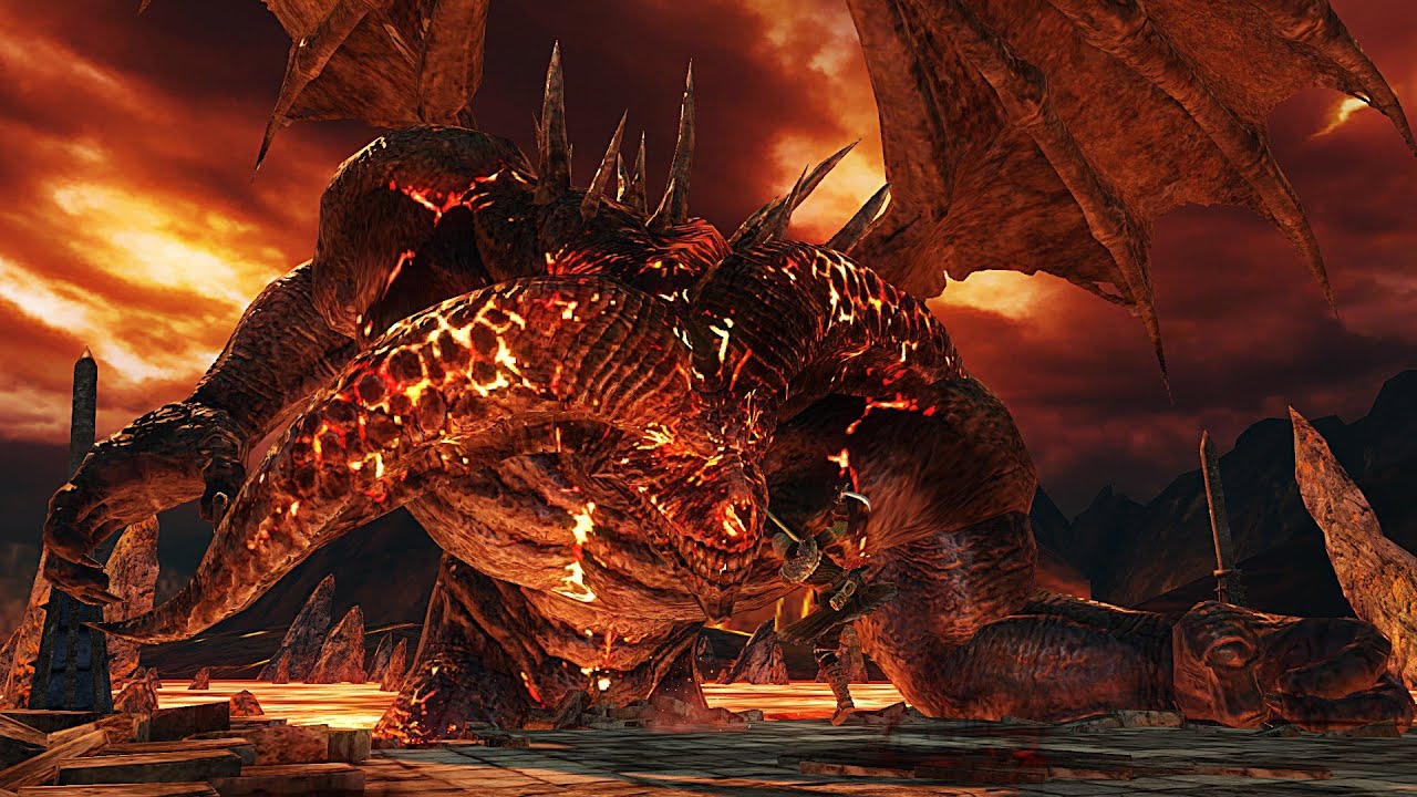 Dark Souls 2-&Iacute;dolo de Eygil-Boss Viejo Rey de Hierro