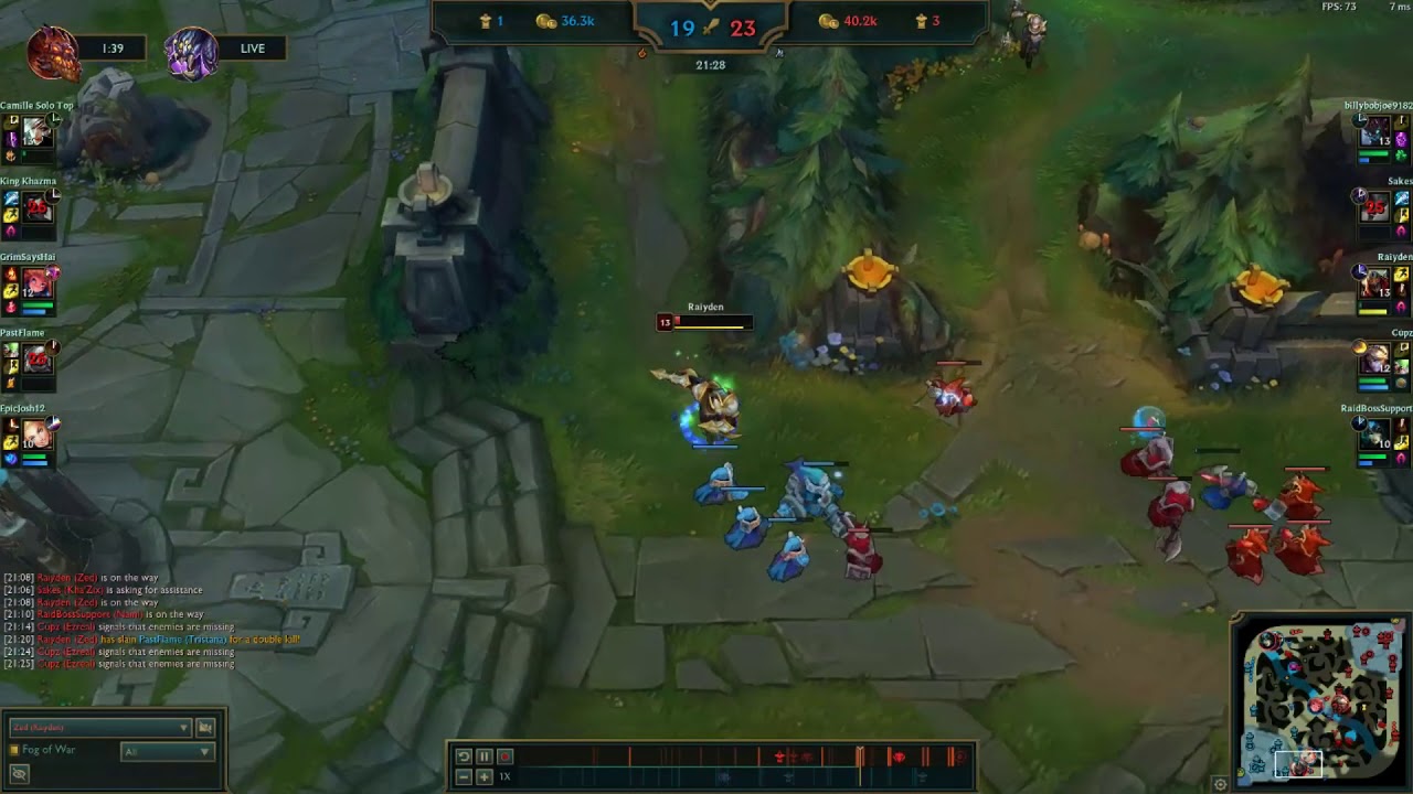 Sick Zed play