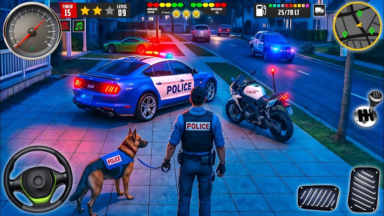 🚓 Police Car Chase Simulator 3D &ndash; Real City Cop Pursuit Gameplay (Android)