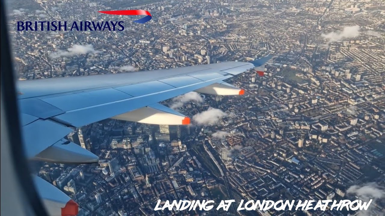 EI930  |  Landing London Heathrow  |  Airbus A320  |  G-EUUU