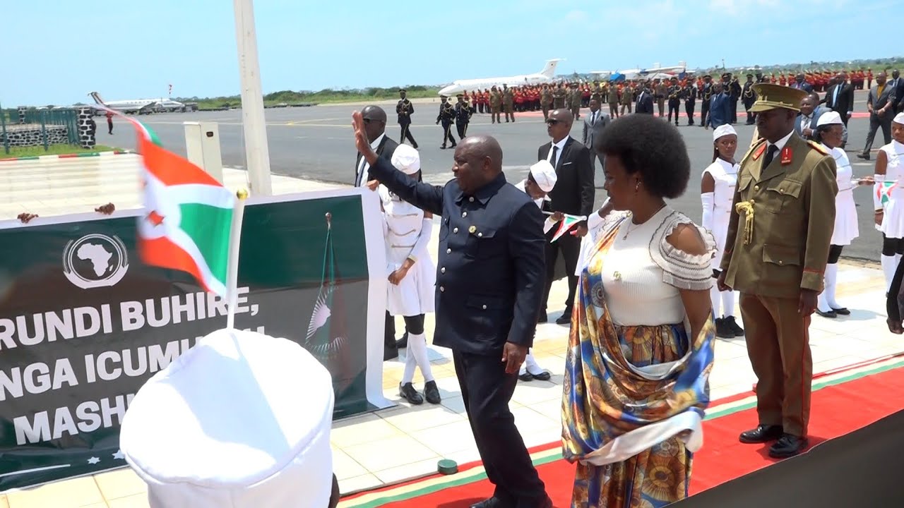 UA: Umukuru w'igihugu Evariste Ndayishimiye uku niko yasasiwe i bitenge yakigwa i Bujumbura