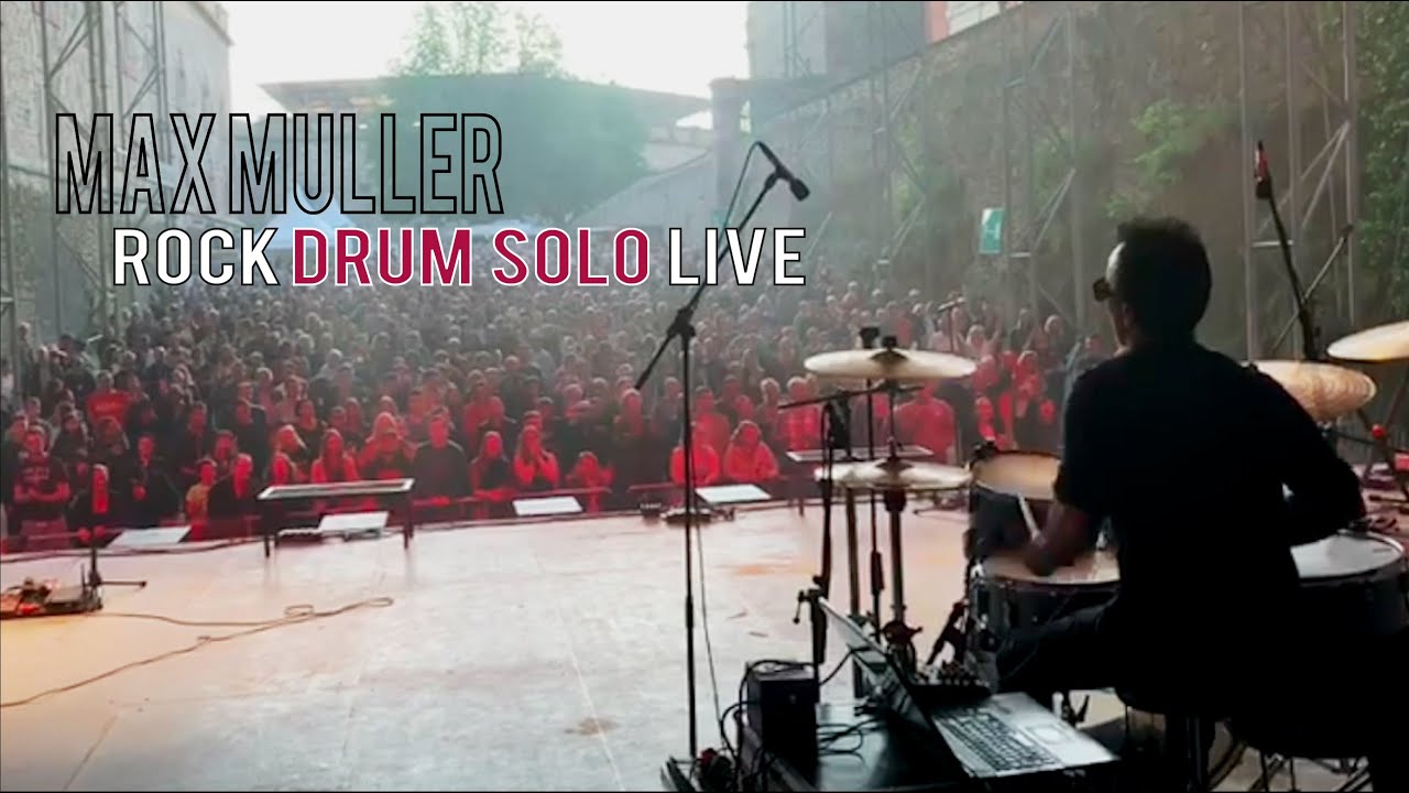 Rock Drum Solo Live Improvisation Max Fiorilli Muller