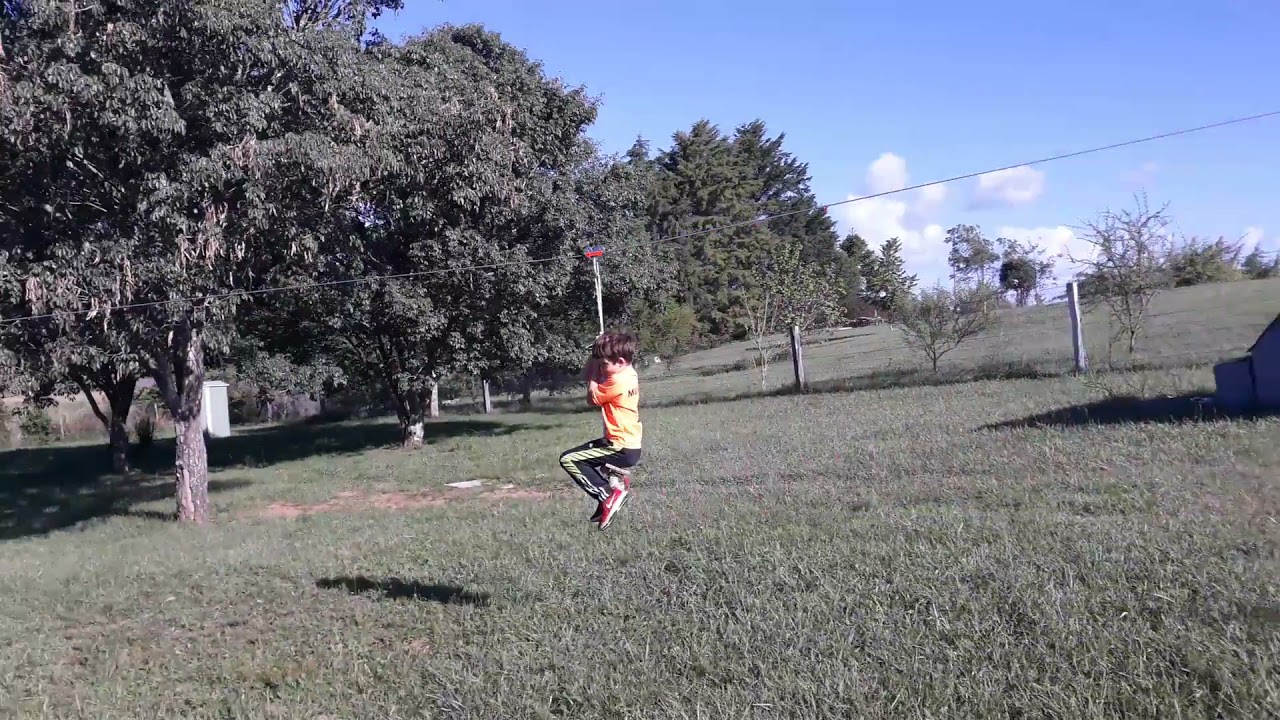 Tirolesa Uruguay DIY / Backyard Zipline DIY