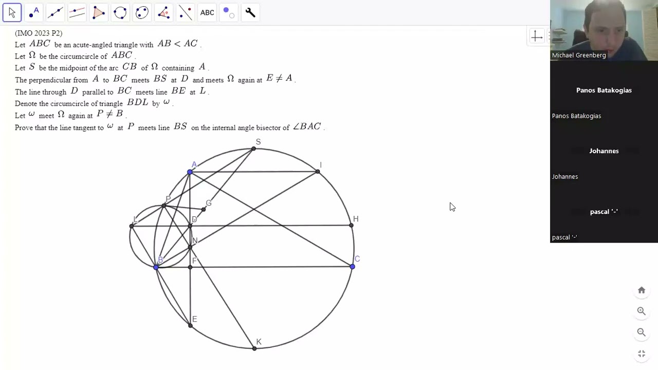 LIVESTREAM GEO #119A: From the 2023 IMO (Problem 2)!