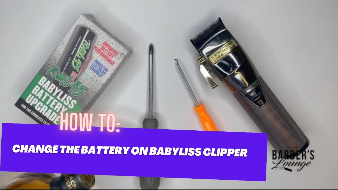💈 🔋 How To Change Battery on BaByliss Pro FX Clipper 🪛 Tomb 45 Upgrade Cordless Replacement