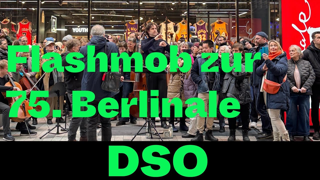 Flashmob zur 75. Berlinale