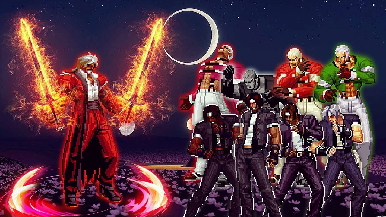 [KOF Mugen] Rugal Driver Vs Omega Kusanagi, Yashiro Nanakse Team