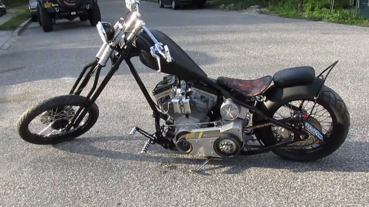 2007 Custom Chopper For Sale~Sante Frame~Flat Black~100