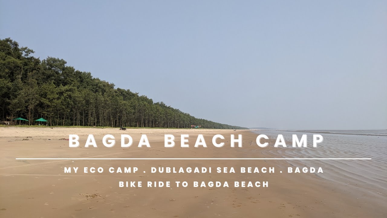 Bike Ride to Bagda Beach | My Eco Camp | Dublagadi Sea Beach | Himalayan BS6 #bagdabeach #himalayan