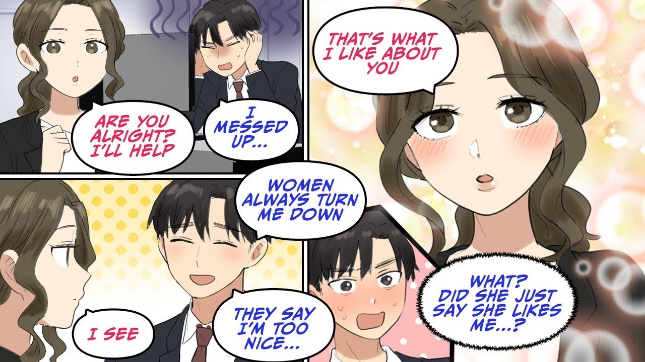 I had to do overtime because of a mistake I made, but then my beautiful boss suddenly... [Manga Dub]