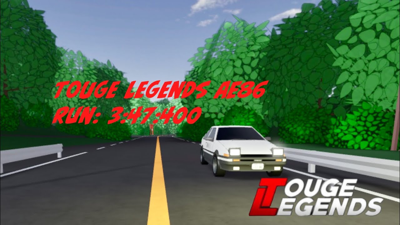 Roblox Touge legends ae86: 3:47.40 personal best