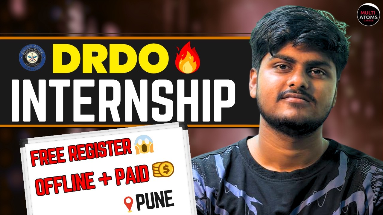 Govt Paid Internship Alert 🚨 | DRDO ARDE Internship 2026 | Full Details + Apply Process