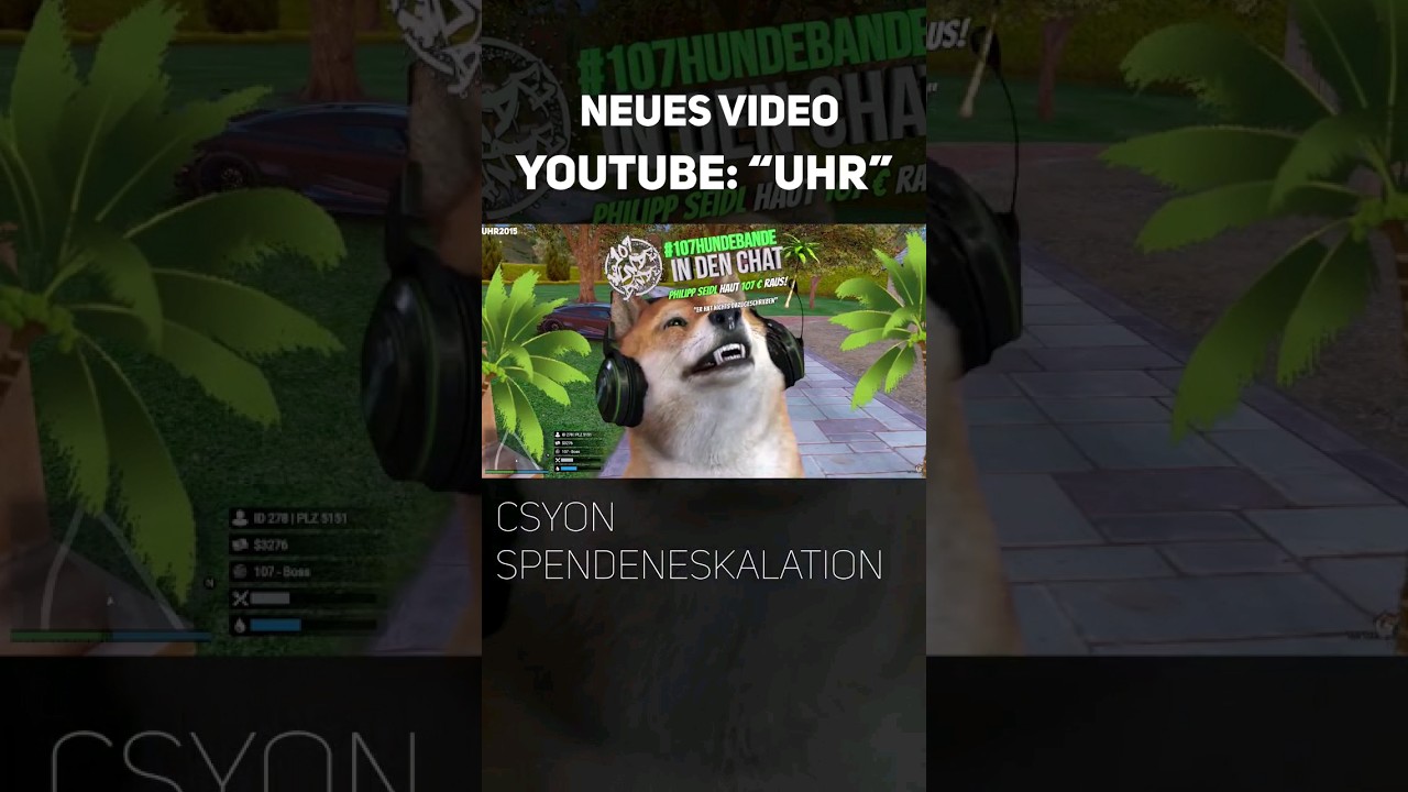 ⬆️ Ganzes Video ⬆️ Neues Video ist online #spendeneskalation #uhrunity