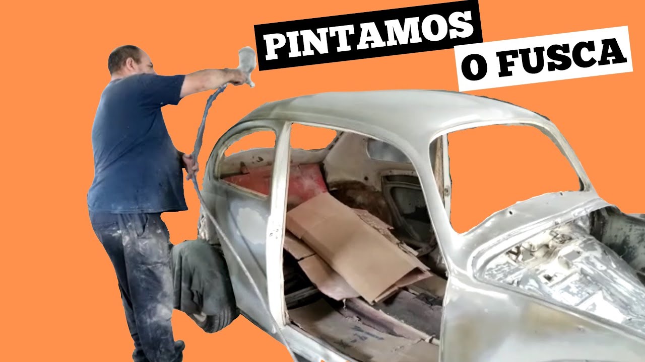 PINTANDO E MONTANDO O FUSCA 1500 - O INÍCIO DO FINAL