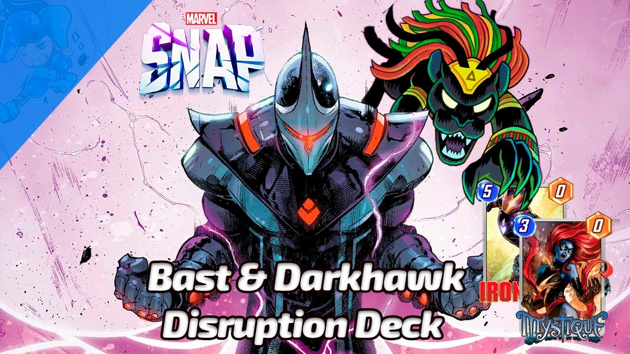 Rockslide BUFF LOVES this Bast Darkhawk Disruption Deck - Marvel SNAP Gameplay & Deck Highlight