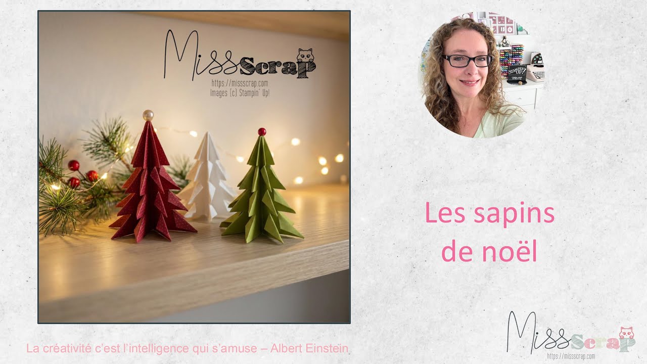 Sapins de noël en origami / origami Christmas tree