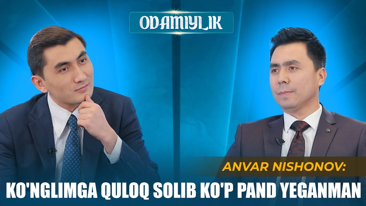 Anvar Nishonov: KO'NGLIMGA  QULOQ SOLIB  KO'P PAND YEGANMAN...