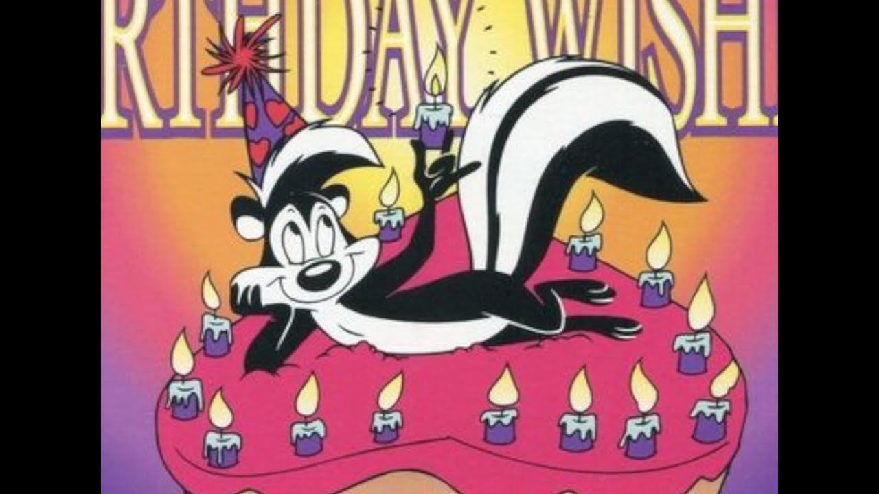 Pepe le pew Song -let it Snow 'Ma 77th Birthday' 💖🎂🎈