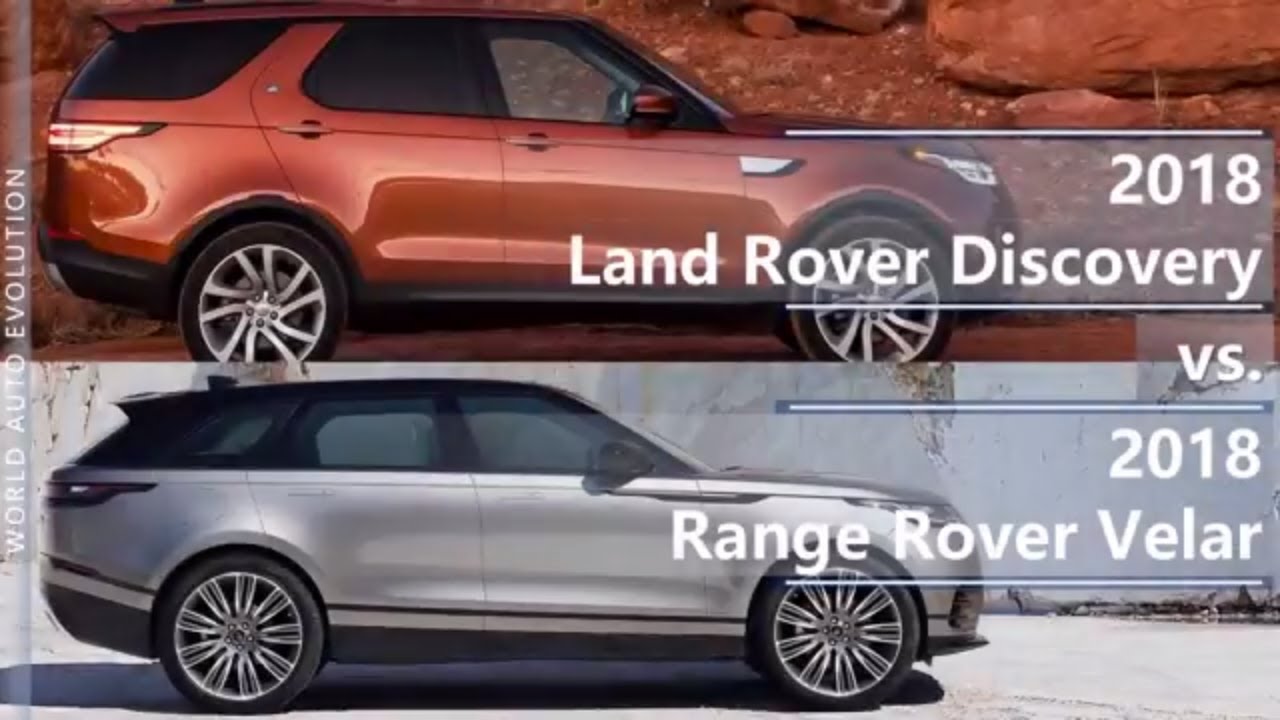 2018 Land Rover Discovery vs 2018 Range Rover Velar (technical comparison)