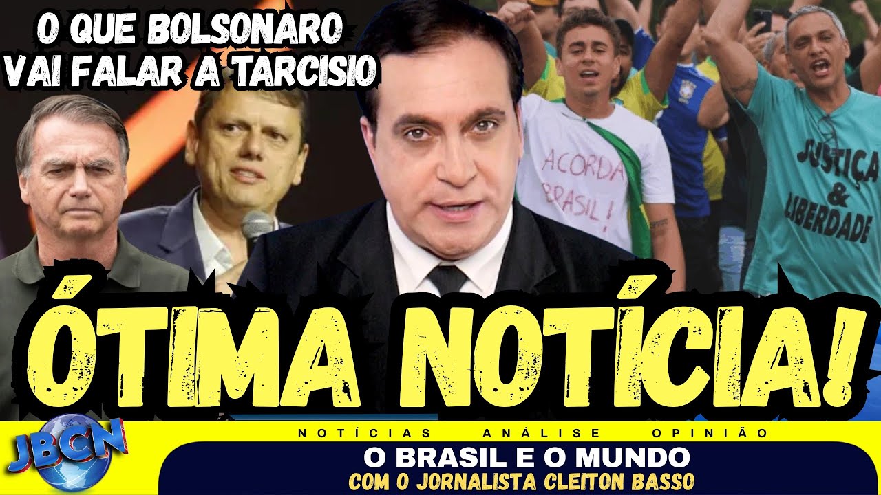 E agora? O QUE BOLSONARO VAI FALAR A TARCISIO, CAMINHADA GANHA FORÇA, LULA ATACA TRUMP, CASO MASTER
