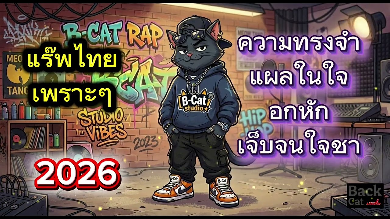 รวมเพลง แร๊พ - ฟังเพลงเพราะๆ - [Back cat studio] - เจ็บจนใจชา(รอยช้ำ) เพลงใหม่ล่าสุด 2026
