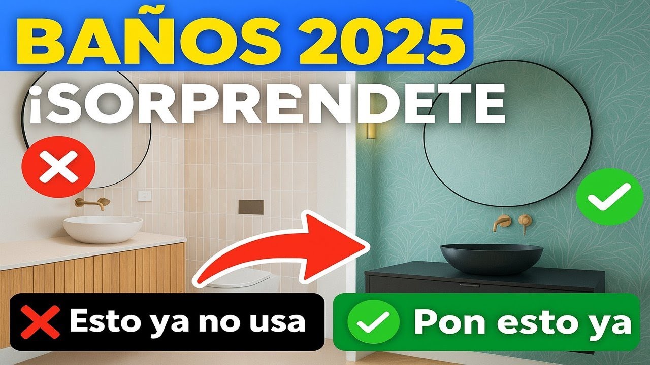 Tendencias Baños Modernos 2025 ¡Estas Tendencias Te Van a Sorprender!