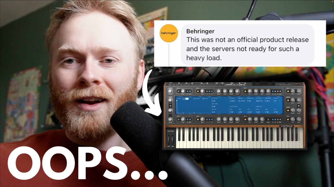 Behringer's Free Soft Synth, VINTAGE (W/ Sound Demo)