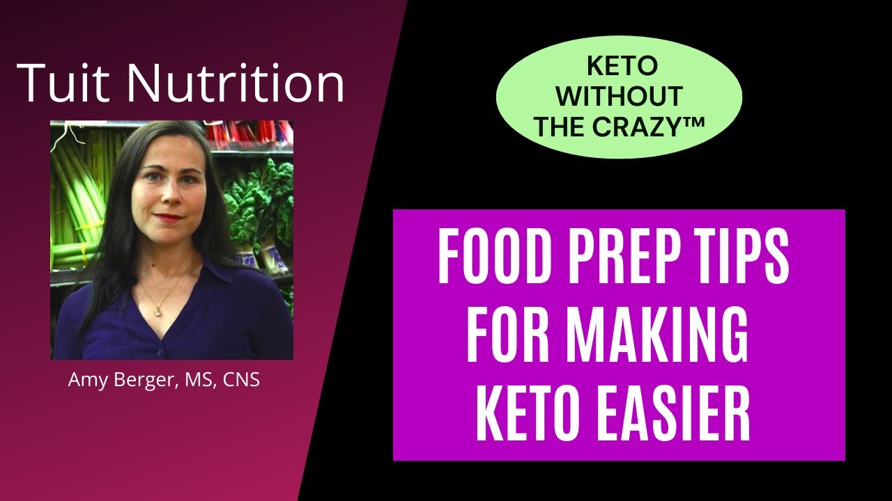 Food Prep Tips to Make Keto Easier