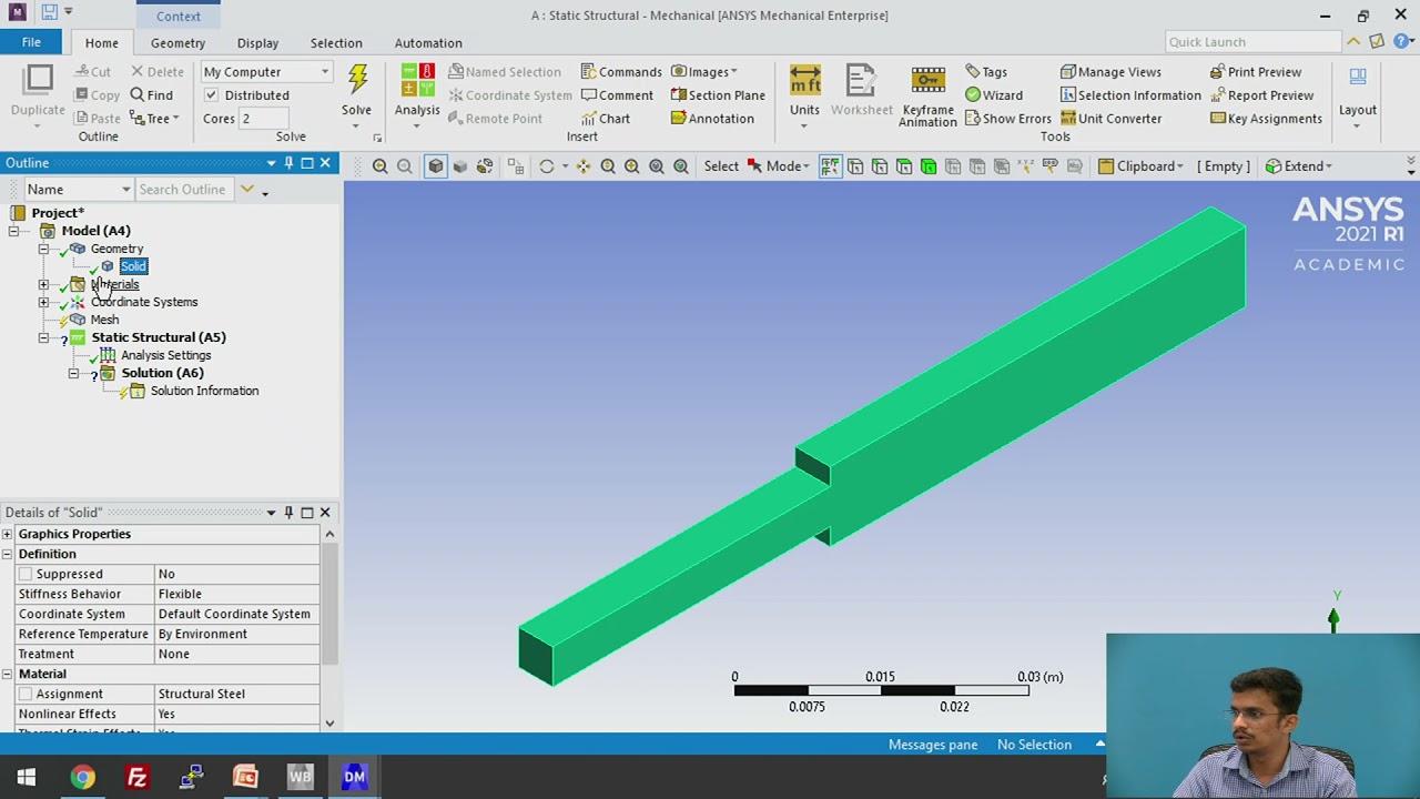 Static Structural Analysis Using Workbench