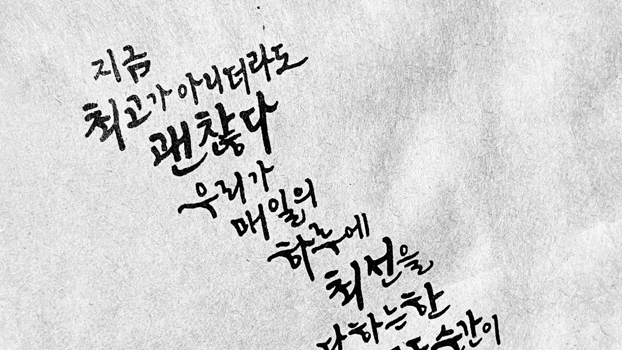 모든 순간이 하이라이트입니다