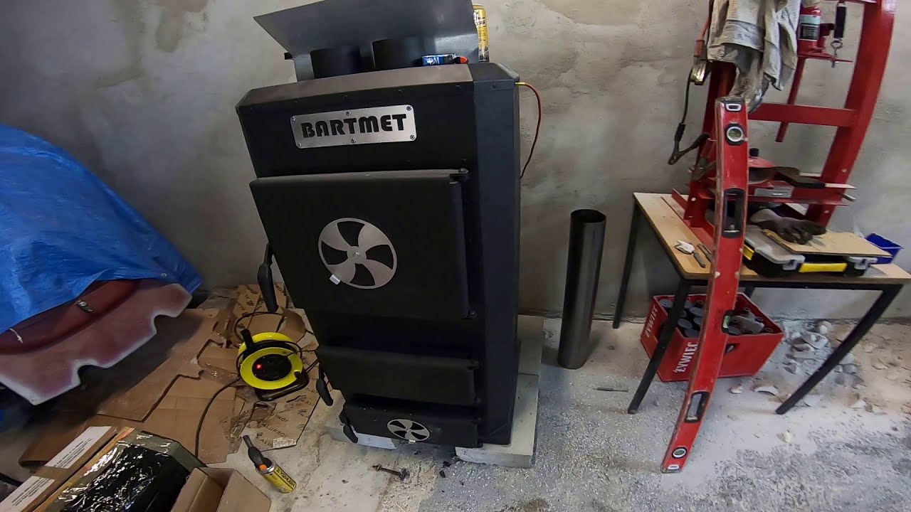 Vlog#87/test pieca nadmuchowego BARTMET jak zrobić instalacje kominową/DMK garage/vlog codzienny/