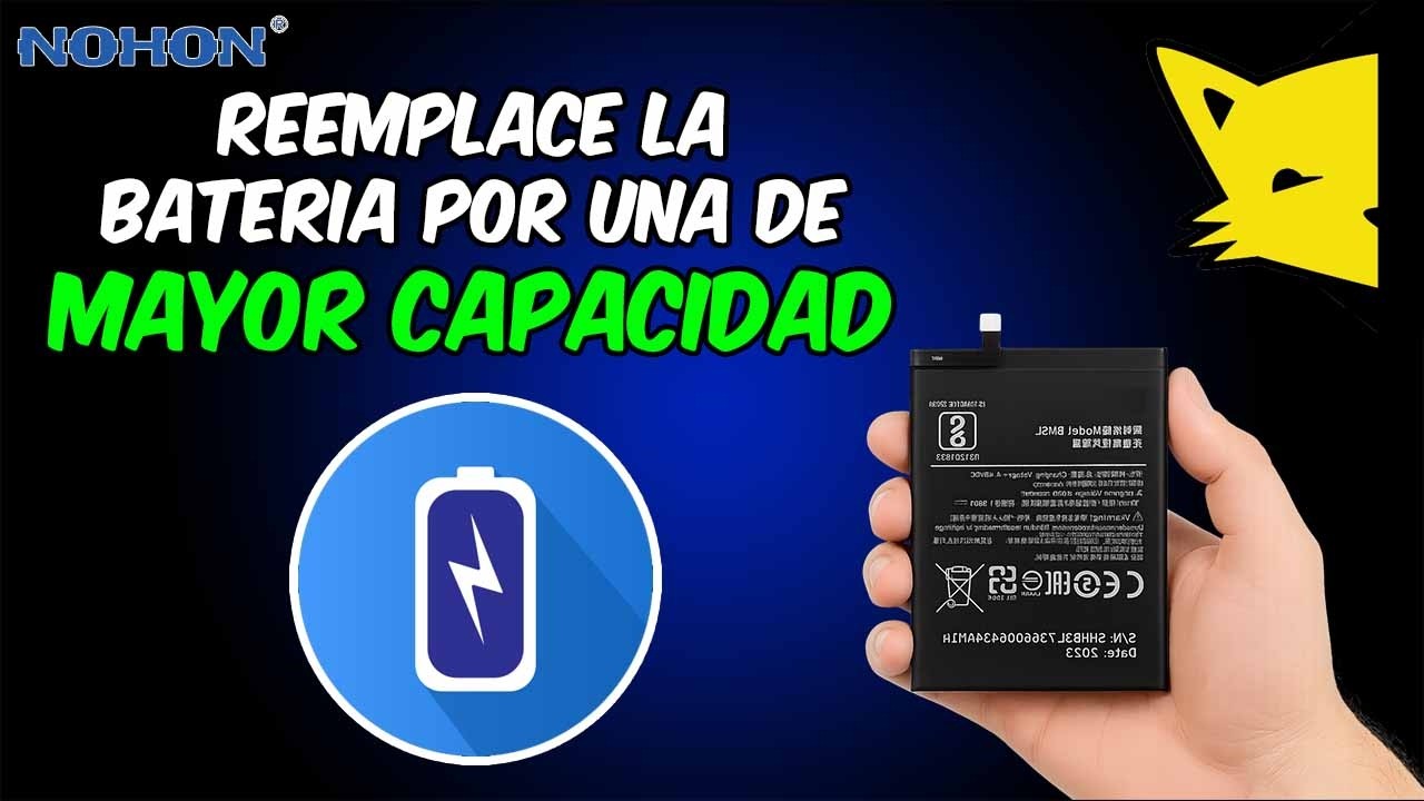 🤔¿MAS AUTONOMIA?🔋l Reemplazando la BATERIA de mi CELULAR por una mas GRANDE ⚡