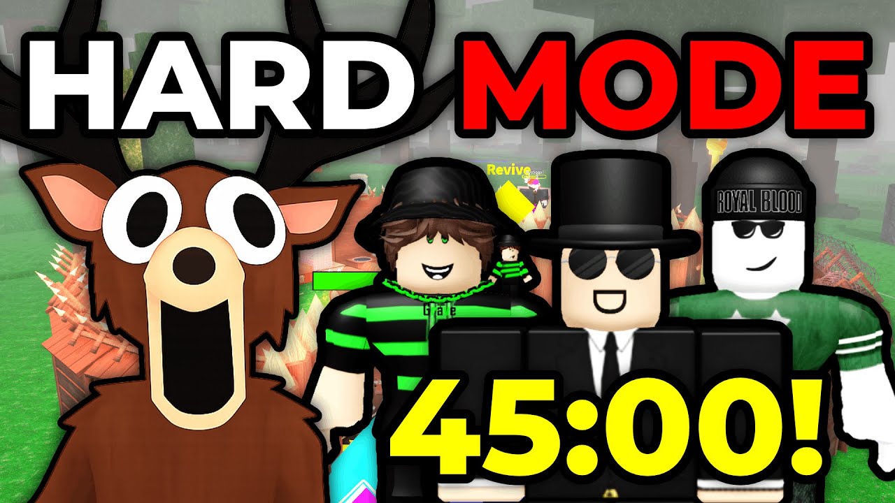 How FAST Can We SPEEDRUN HARD MODE In 99 Nights In The Forest!