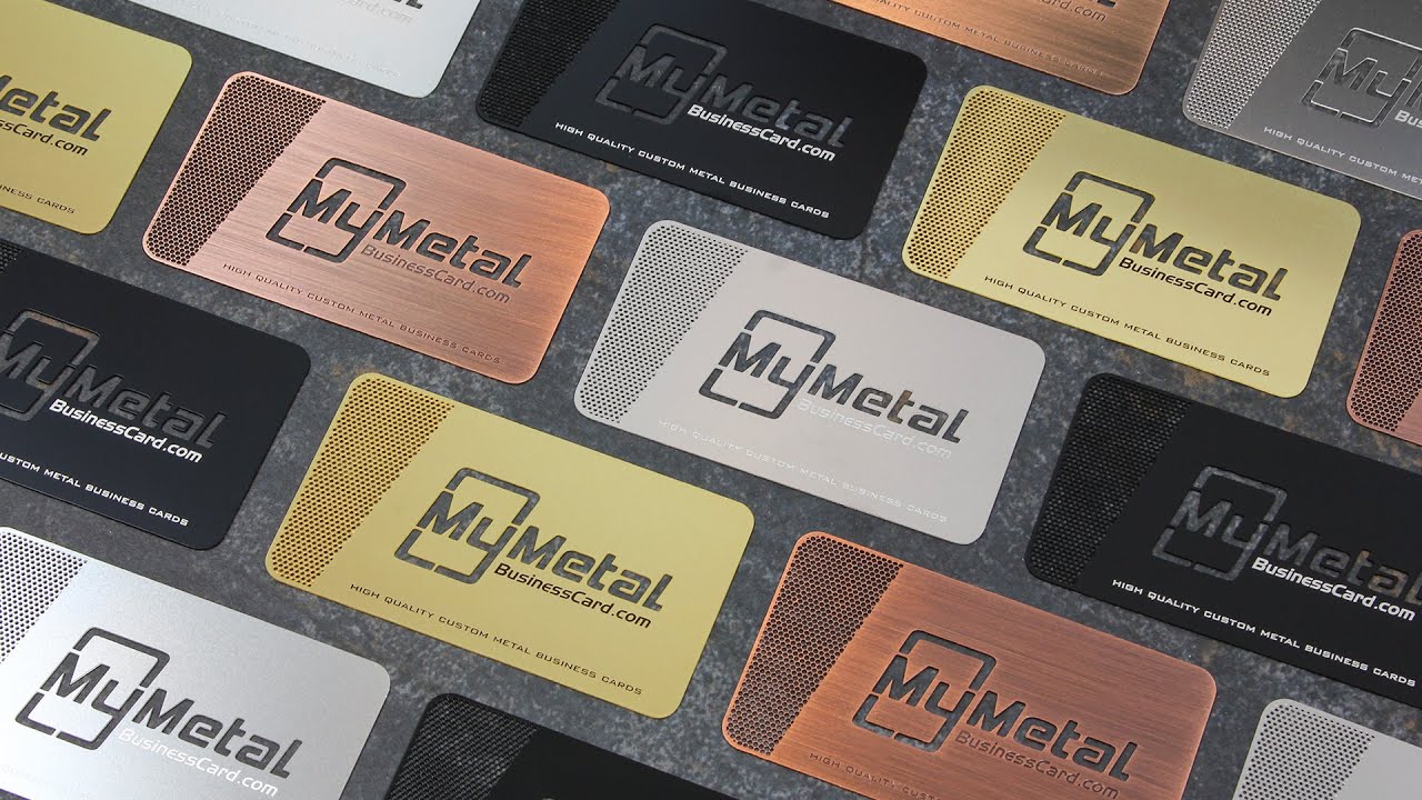 Introducing My Metal Business Card | Metal and Steel Business Cards