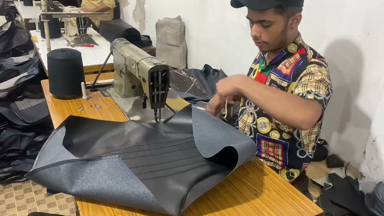 New way of making bike seat cover | HowWeDoit #amazing #process #howtomake