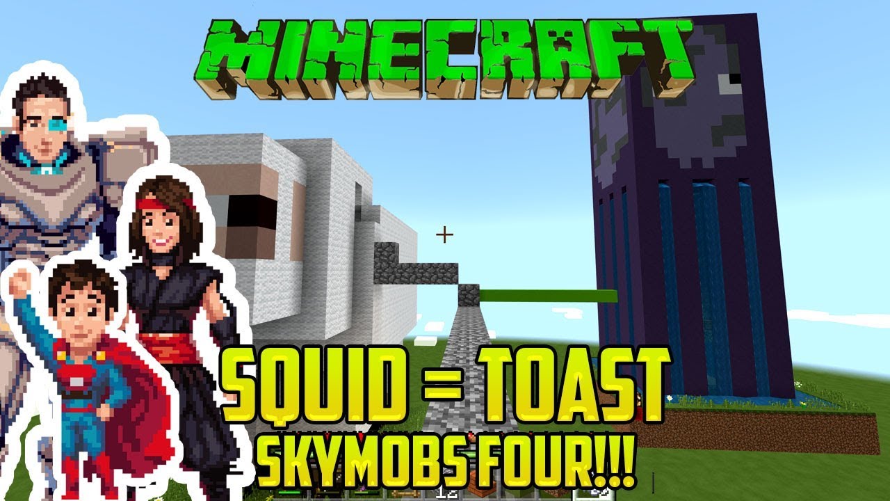 Minecraft: SQUID CRUSHERS (Skymobs #4)