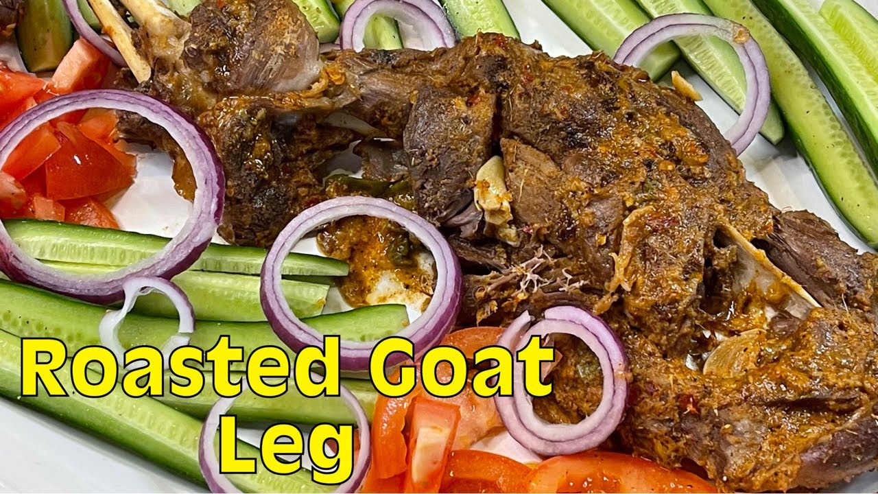 Roasted Goat Leg Recipe | Raan Roast | Masala Mutton Roast | In 4K 60 FPS | By Huma