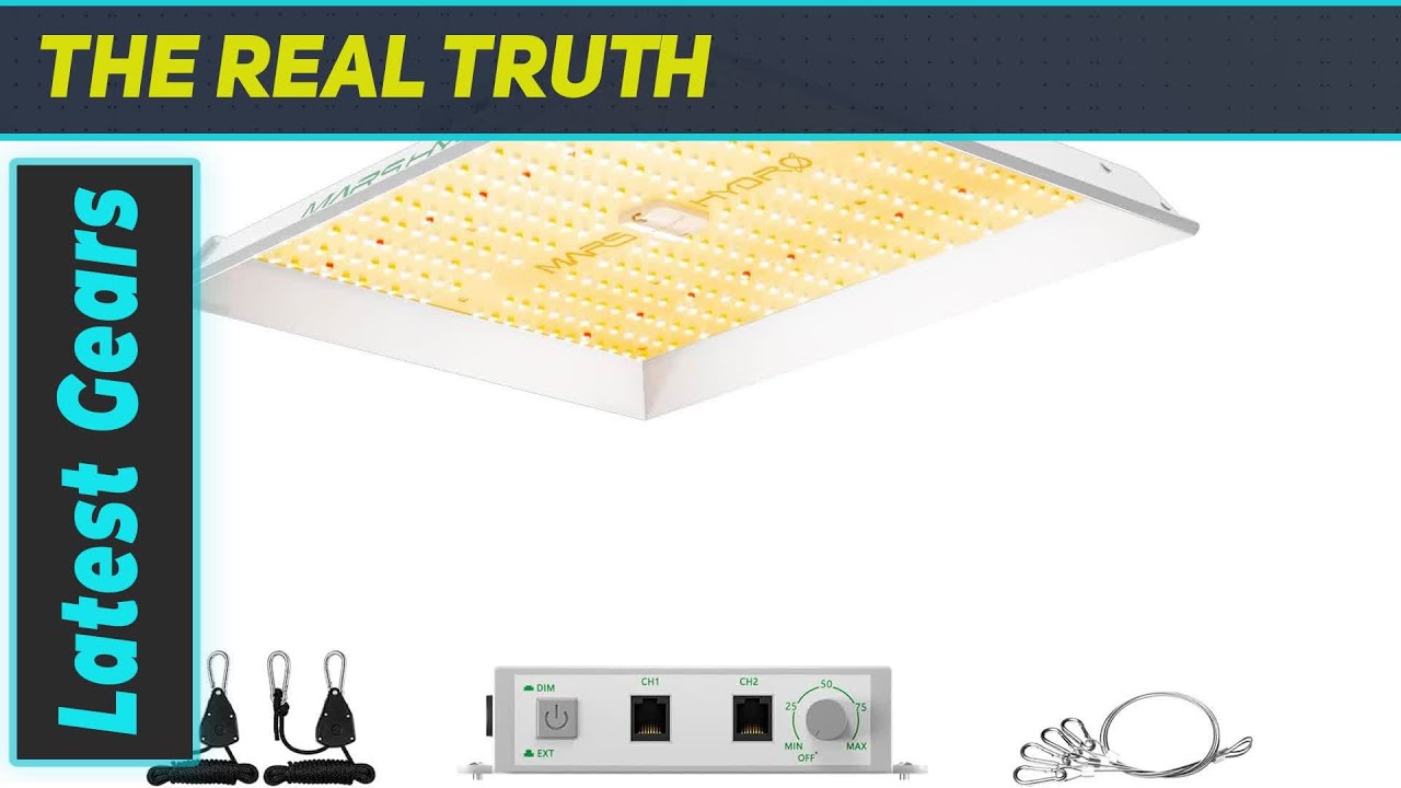 MARS HYDRO 2024 New TS1000 150W LED Grow Light: Best Full Spectrum Option for Indoor Plants!