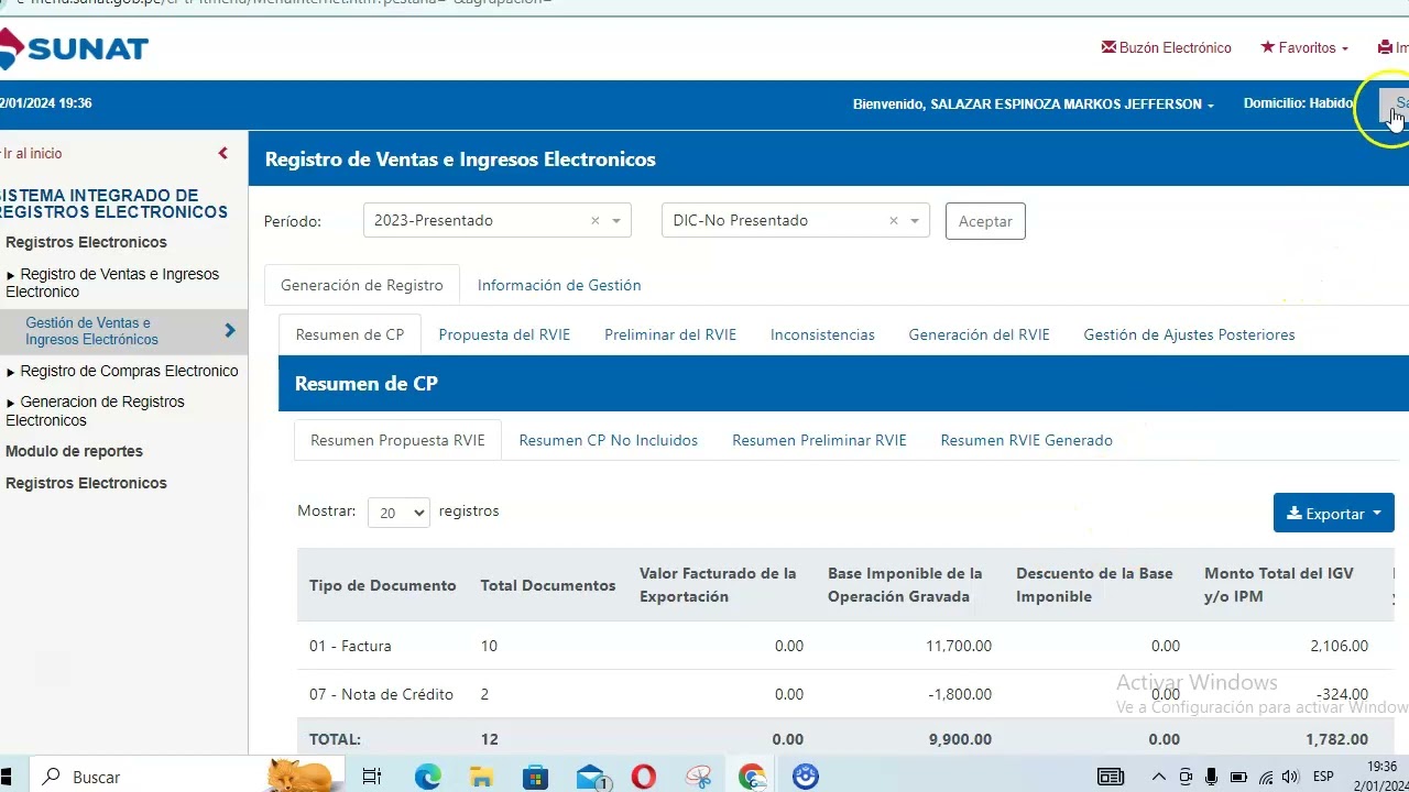 SIRE 2024 / Guia para ver tus ventas y compras - SUNAT