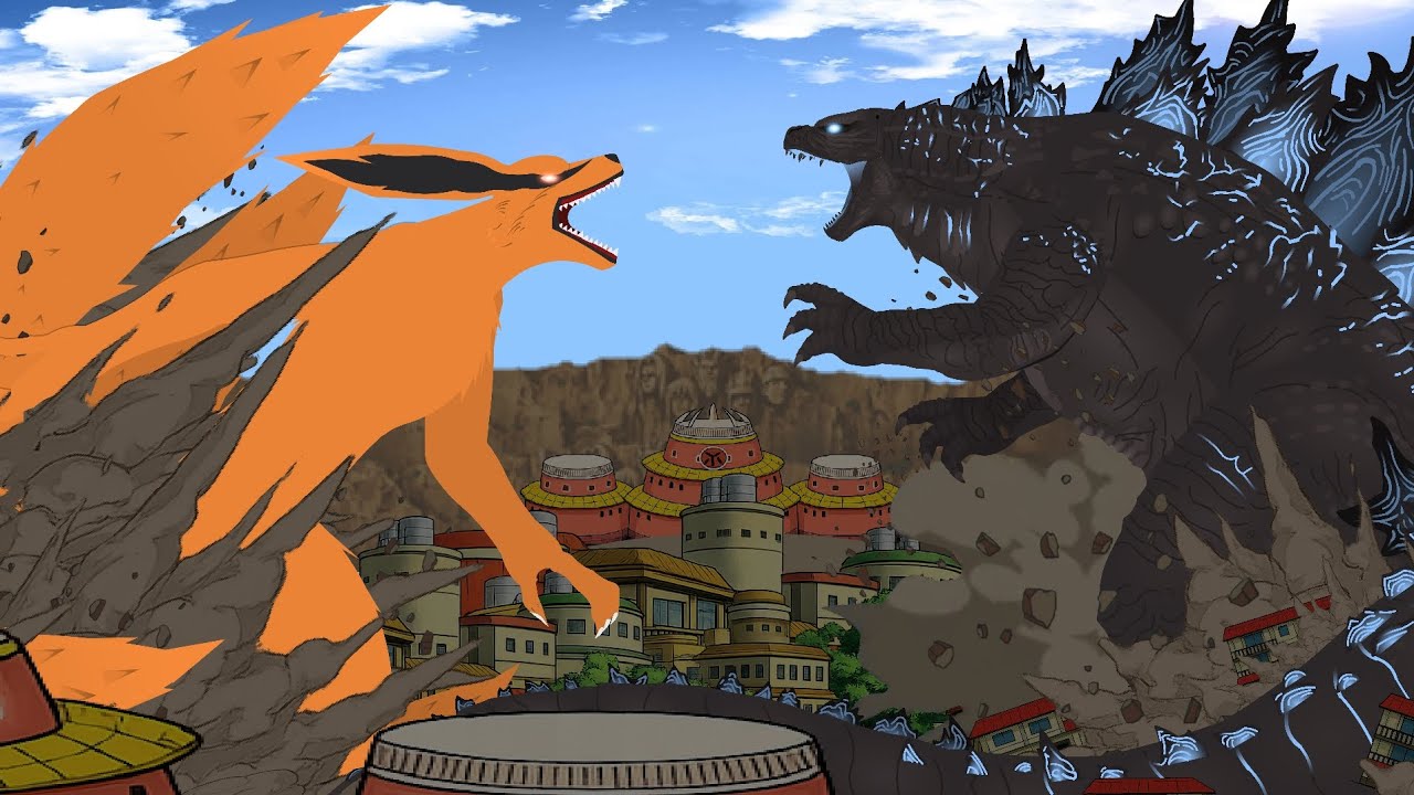 Kurama vs Godzilla (1/2) | &deg;Stick nodes animation ゴジラ コントラ・ア・ラポサ・デ・ノヴェ・カルダス 鞍馬 &deg; 