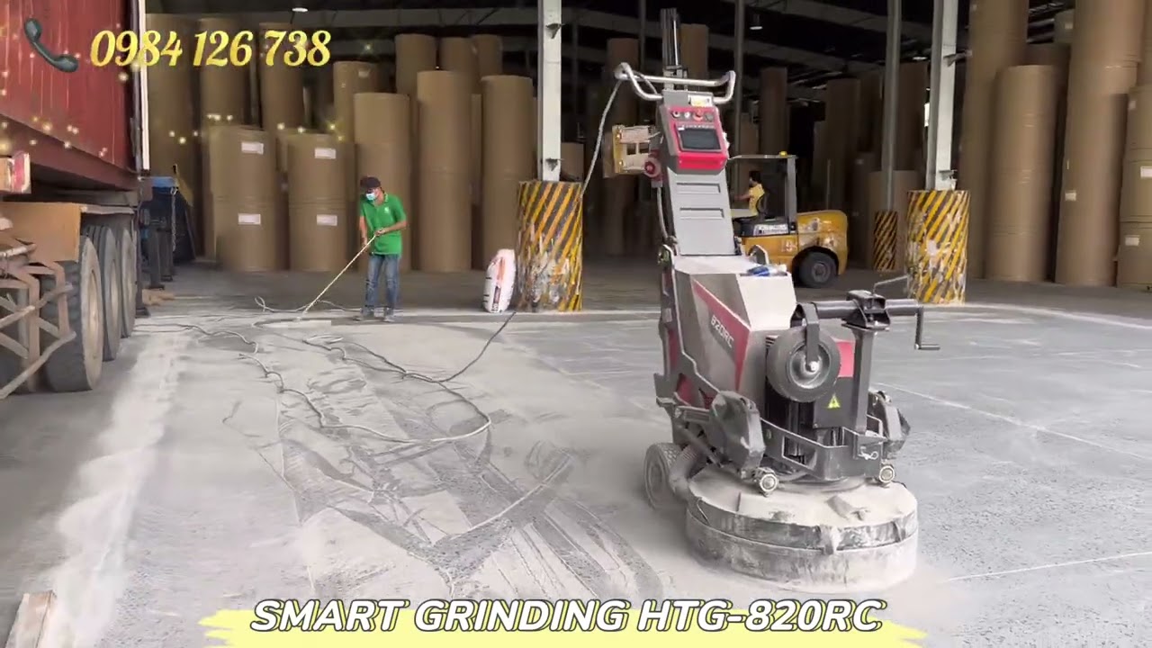 Máy mài nền điều khiển từ xa thông minh HTG-820RC