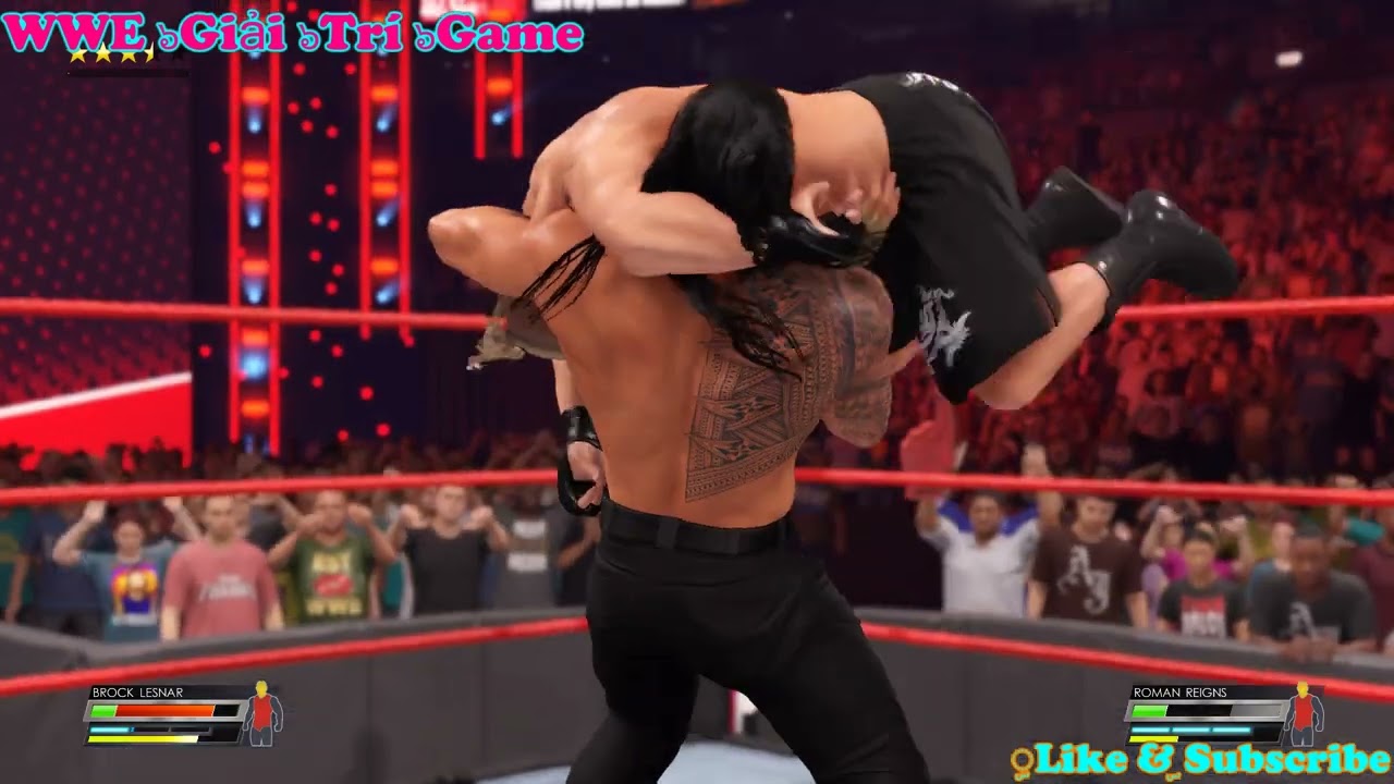 WWE 2K22 ROMAN REIGNS VS. BROCK LESNAR
