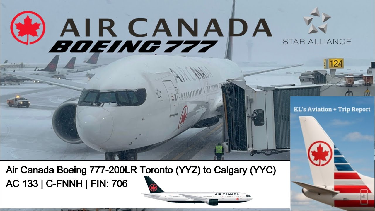 Trip Report - Air Canada Boeing 777-200LR - Toronto (YYZ) to Calgary (YYC)