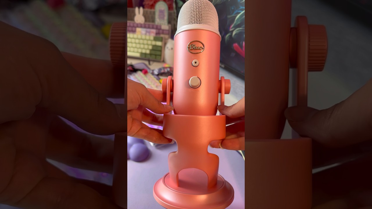 ASMR unboxing my blue yeti 🤩🤩
