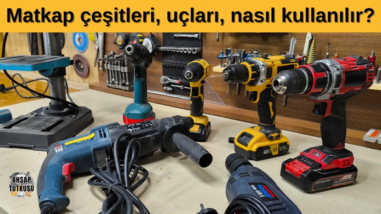 Matkap Çeşitleri | Matkap Uçları Nasıl Seçilir? - Matkap Nasıl Kullanılır? [01]