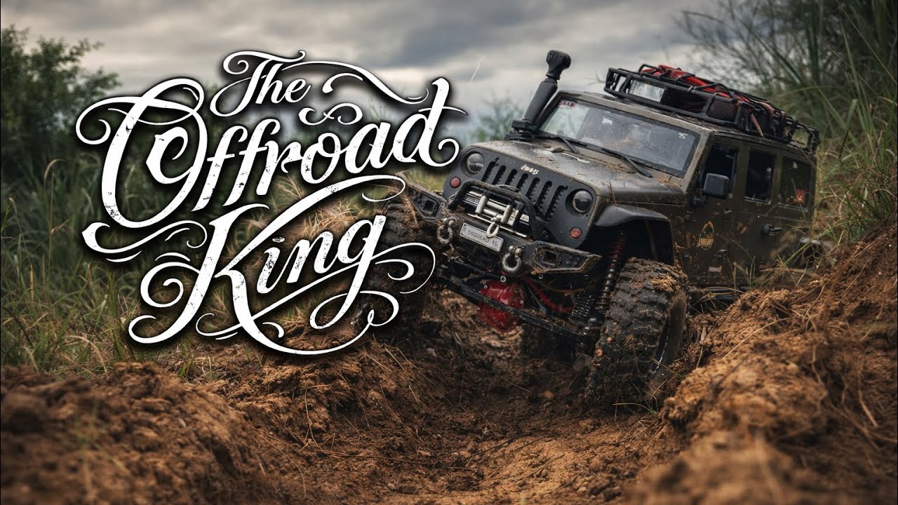 Jeep Wrangler Offroad Adventure | Relaxing RC ASMR Trail Crawl in Nature